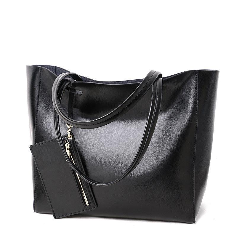 Fashion Leather Large Capacity Handbag For Lady - VirtuousWares:Global