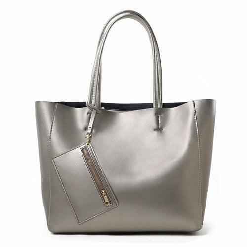 Fashion Leather Large Capacity Handbag For Lady - VirtuousWares:Global