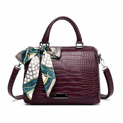 Fashion Pattern Soft Leather Shoulder Messenger Bag - VirtuousWares:Global