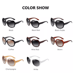 Fashion Polarizing Big frame Driving Women Sunglasses - VirtuousWares:Global
