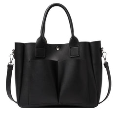 Fashion Portable Women's Large Solid Color Messenger Bag - VirtuousWares:Global