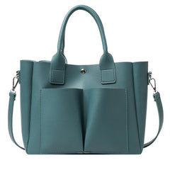 Fashion Portable Women's Large Solid Color Messenger Bag - VirtuousWares:Global