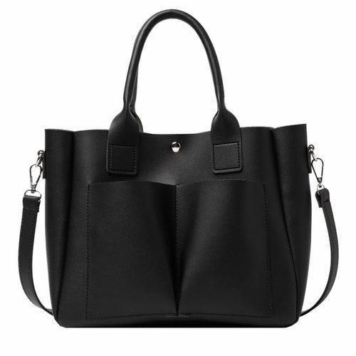 Fashion Portable Women's Large Solid Color Messenger Bag - VirtuousWares:Global