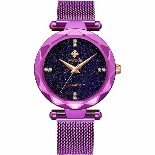 Fashion Simple Starry Sky Mesh Quartz Watch For Ladies - VirtuousWares:Global
