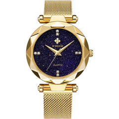 Fashion Simple Starry Sky Mesh Quartz Watch For Ladies - VirtuousWares:Global