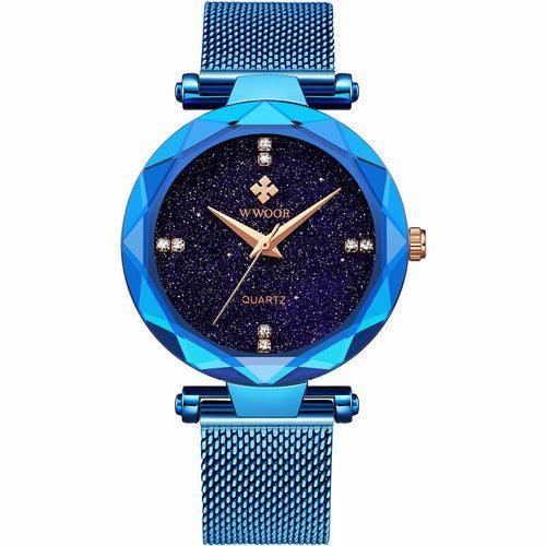 Fashion Simple Starry Sky Mesh Quartz Watch For Ladies - VirtuousWares:Global