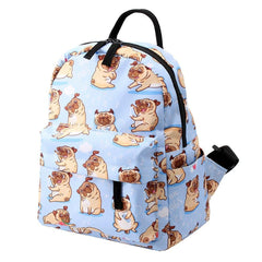 Fashion Waterproof Printing Backpack With Puppy Pattern - VirtuousWares:Global
