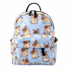 Fashion Waterproof Printing Backpack With Puppy Pattern - VirtuousWares:Global