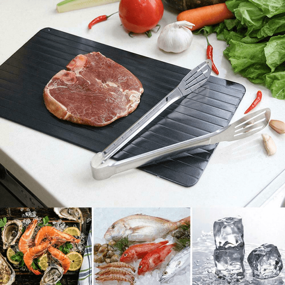 Fast Defrost Tray Fast Thaw Frozen Defrosting Plate Board - VirtuousWares:Global