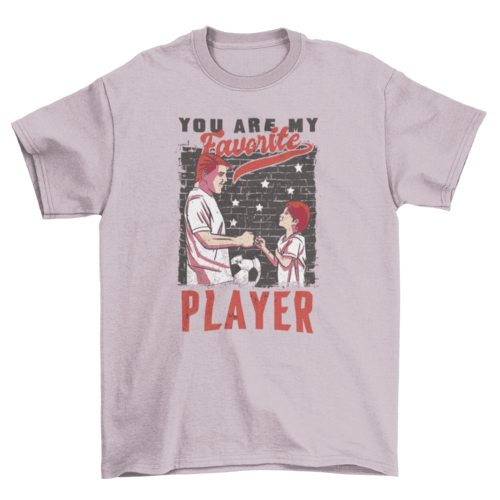 Father and son soccer player t-shirt - VirtuousWares:Global