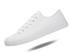 Fear0 NJ Retro All White SB Skateboard Sneaker Canvas Shoe Unisex - VirtuousWares:Global