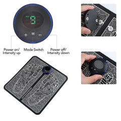 Feet Muscle Stimulator Massage Mat Electric EMS Foot Massager - VirtuousWares:Global