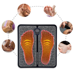Feet Muscle Stimulator Massage Mat Electric EMS Foot Massager - VirtuousWares:Global