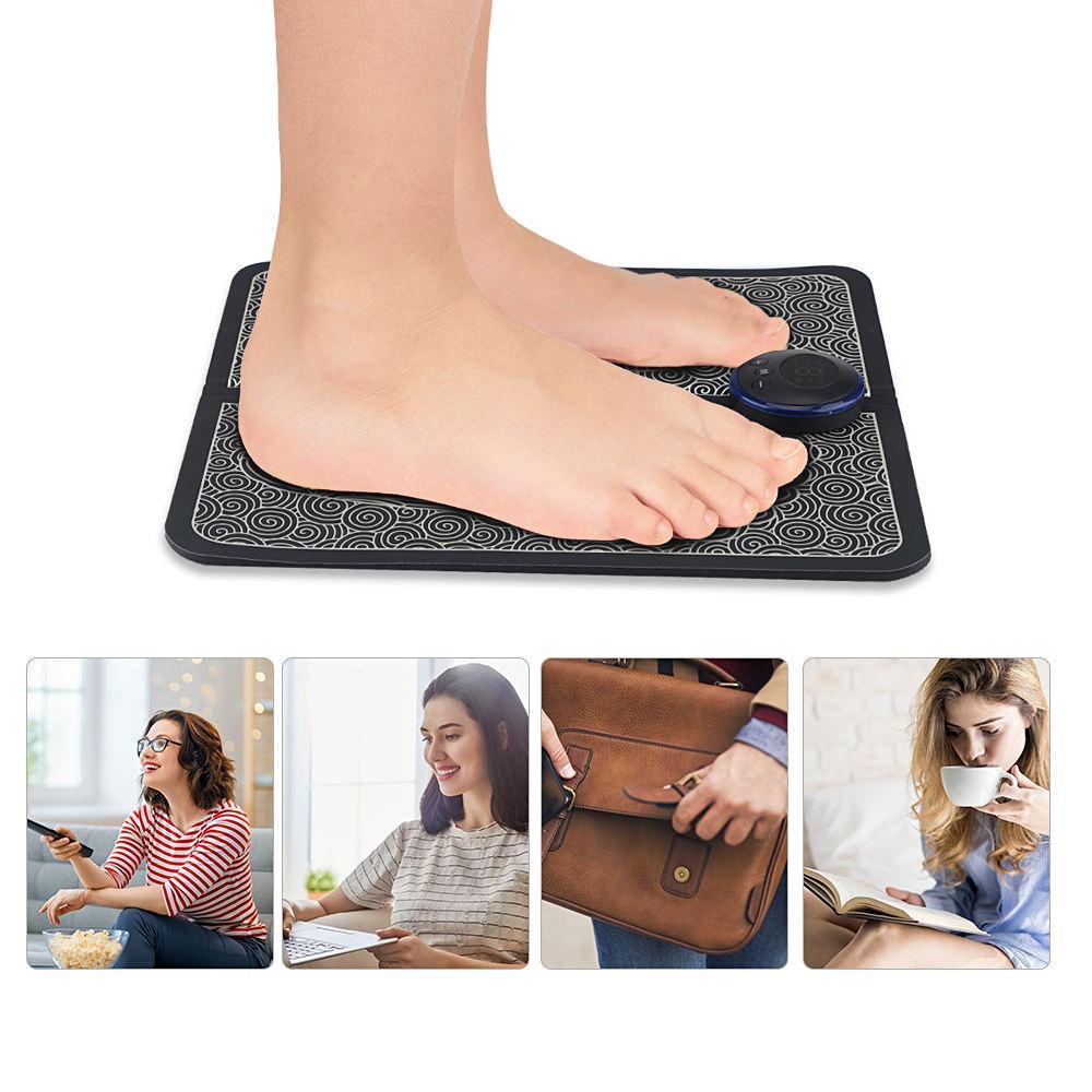 Feet Muscle Stimulator Massage Mat Electric EMS Foot Massager - VirtuousWares:Global