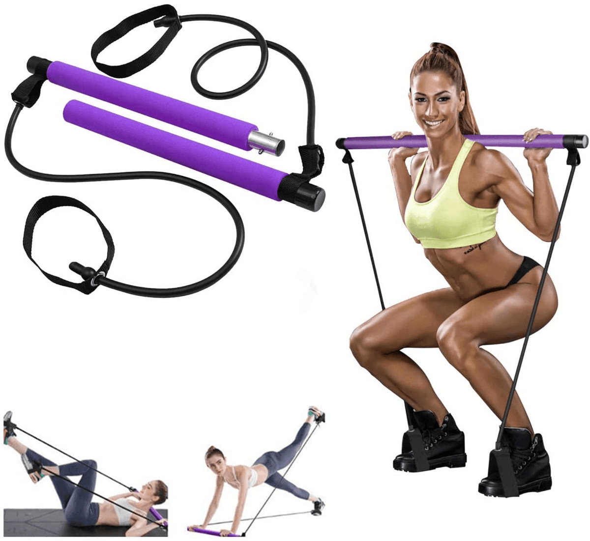 Female foot pedal thin weight puller elastic belt - VirtuousWares:Global