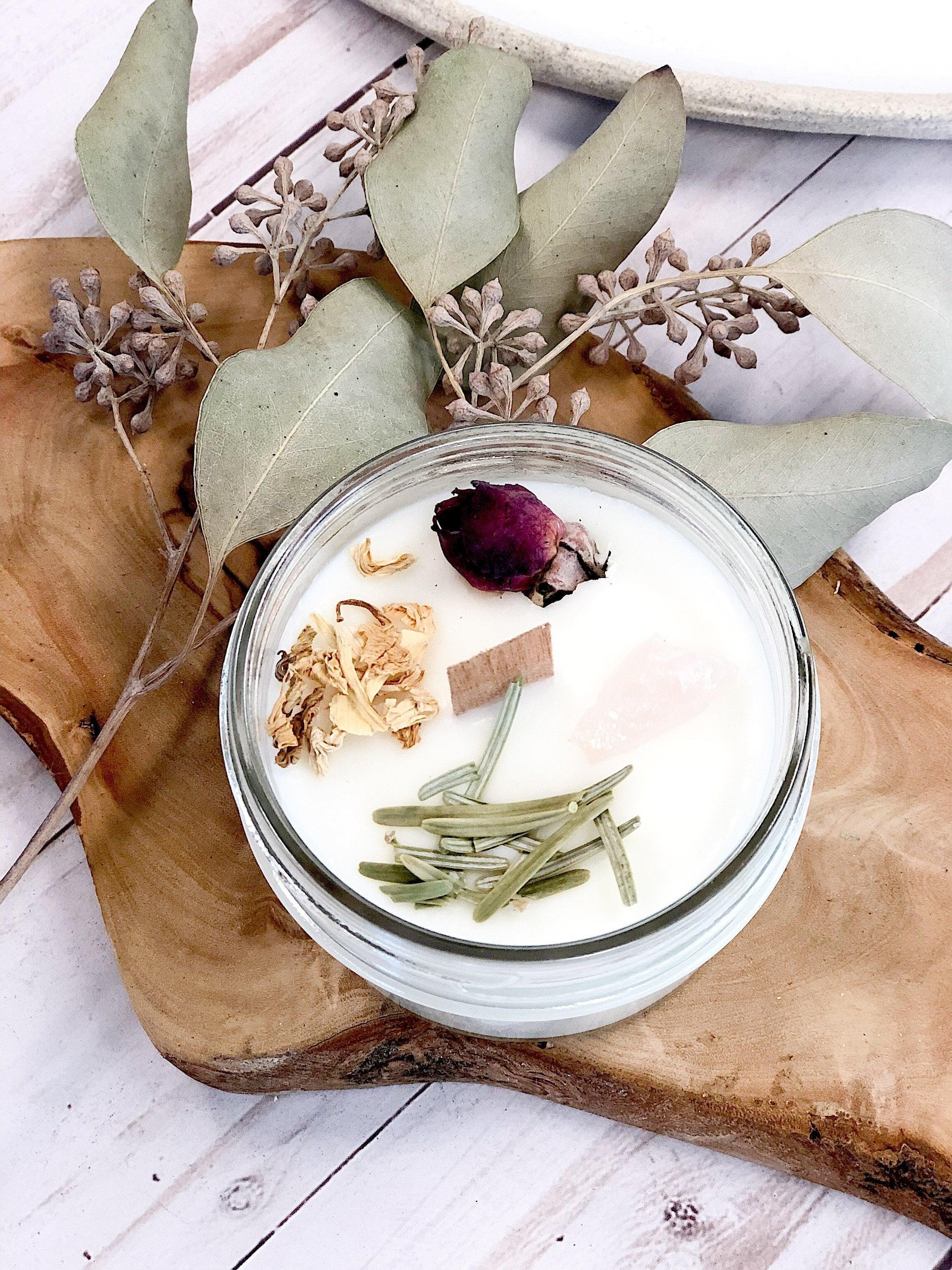 Fertility candle / crystal candle / abundance candle / butter me up - VirtuousWares:Global