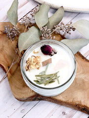 Fertility candle / crystal candle / abundance candle / butter me up - VirtuousWares:Global