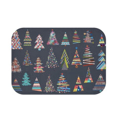 Festive Christmas Tree's Bath Mat Home Accents - VirtuousWares:Global