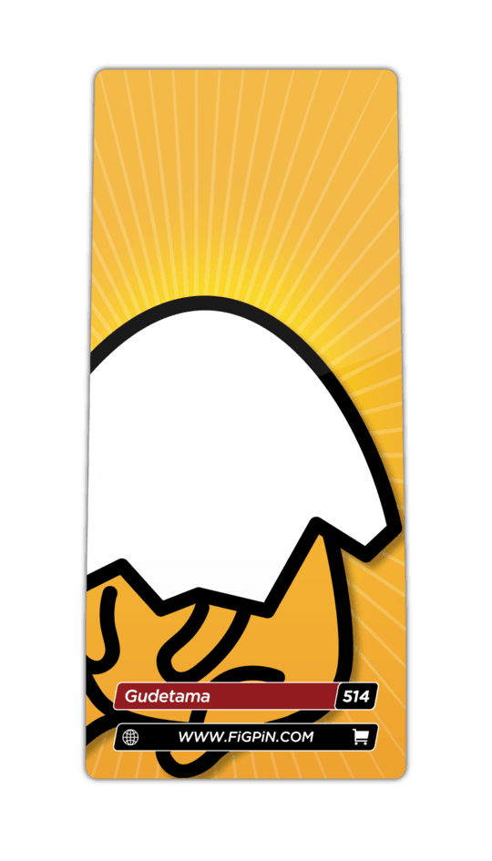 FiGPiN Gudetama [I Can't] #514 Limited Edition 1500 - VirtuousWares:Global