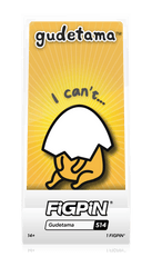 FiGPiN Gudetama [I Can't] #514 Limited Edition 1500 - VirtuousWares:Global