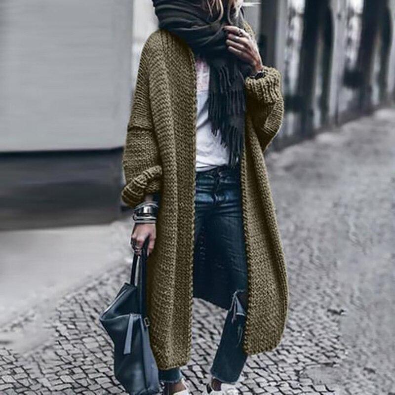 Fitshinling Bohemian Vintage Knitted Cardigan Sweater Women 2021 - VirtuousWares:Global