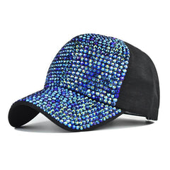 Flash Diamond Baseball Light Board Cap For Women - VirtuousWares:Global