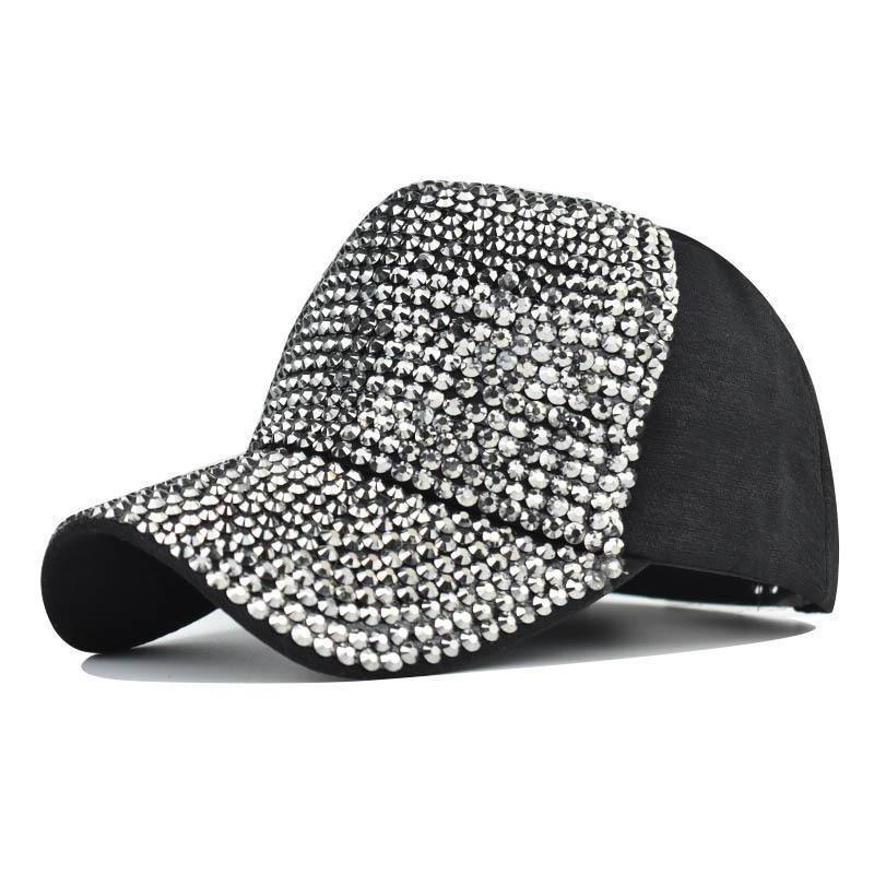 Flash Diamond Baseball Light Board Cap For Women - VirtuousWares:Global