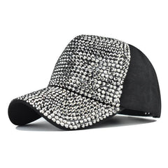 Flash Diamond Baseball Light Board Cap For Women - VirtuousWares:Global