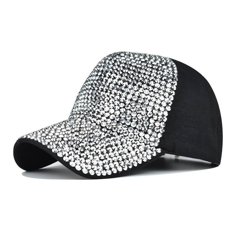 Flash Diamond Baseball Light Board Cap For Women - VirtuousWares:Global