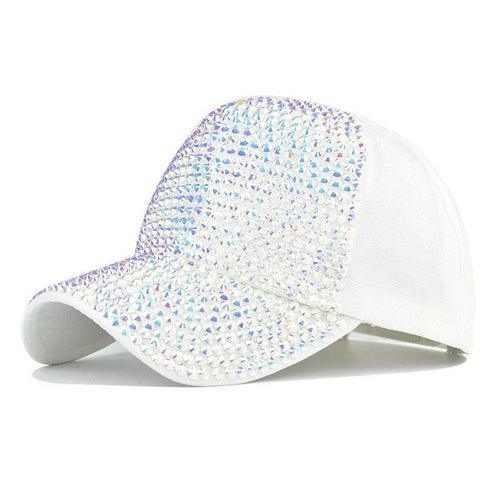 Flash Diamond Baseball Light Board Cap For Women - VirtuousWares:Global