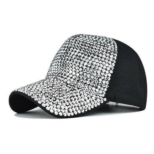 Flash Diamond Baseball Light Board Cap For Women - VirtuousWares:Global