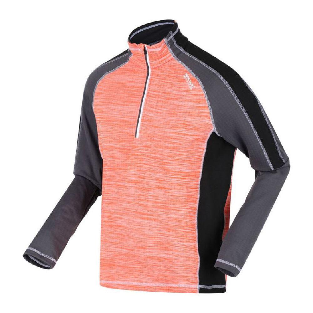 Fleece Lining Regatta Hepley Lightweight Half-Zip Salmon - VirtuousWares:Global