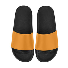 Womens Slides, Flip Flop Sandals, Orange
