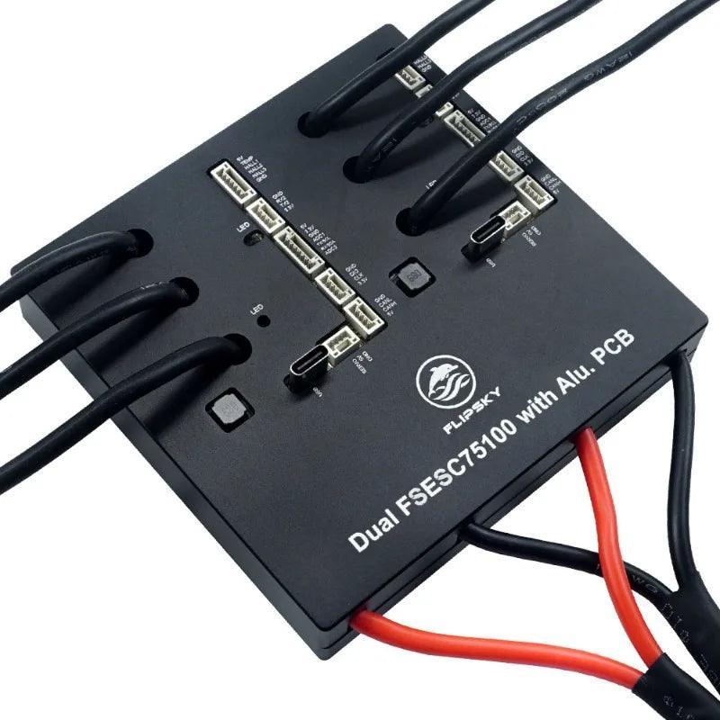 Flipsky 100A 75V Dual FSESC 75100 with Aluminum PCB Controller for - VirtuousWares:Global