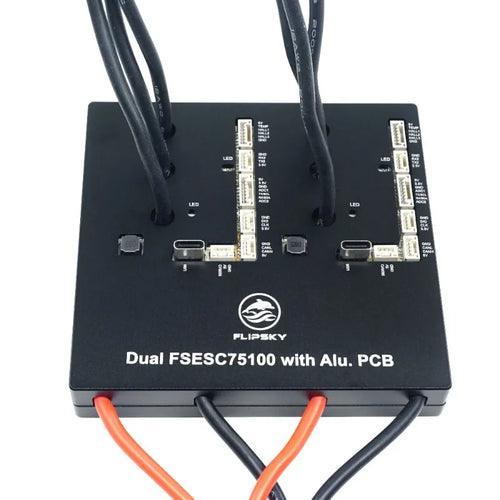 Flipsky 100A 75V Dual FSESC 75100 with Aluminum PCB Controller for - VirtuousWares:Global