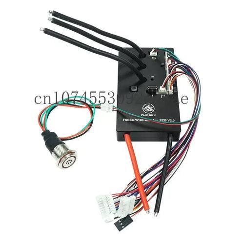 Flipsky 48V 60V 72V 75V 84V 100A FSESC 75100 V2.0 with Power Switch - VirtuousWares:Global
