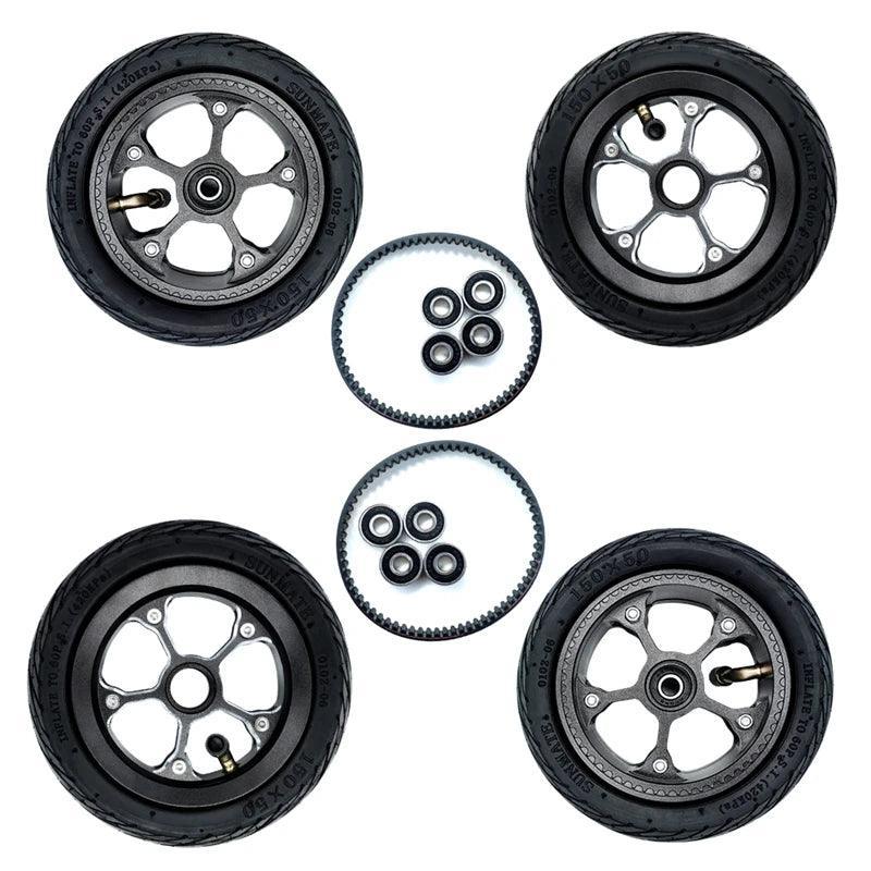 Flipsky 6'' ATM Offroad Wheel 150 x 50mm Pneumatic Rubber All Terrain - VirtuousWares:Global