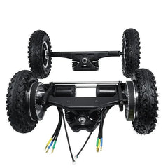 Flipsky 6374 Motor Terrain Tire Kit Whole Set with Wheels Motors Front - VirtuousWares:Global