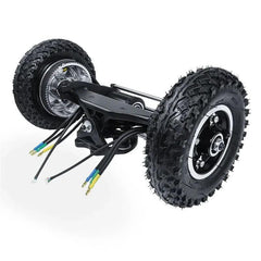 Flipsky 6374 Motor Terrain Tire Kit Whole Set with Wheels Motors Front - VirtuousWares:Global