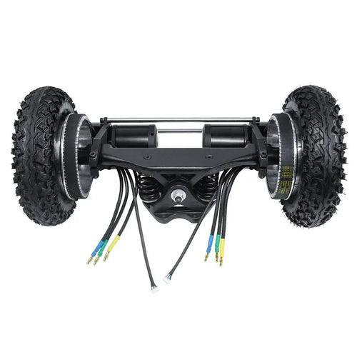 Flipsky 6374 Motor Terrain Tire Kit Whole Set with Wheels Motors Front - VirtuousWares:Global