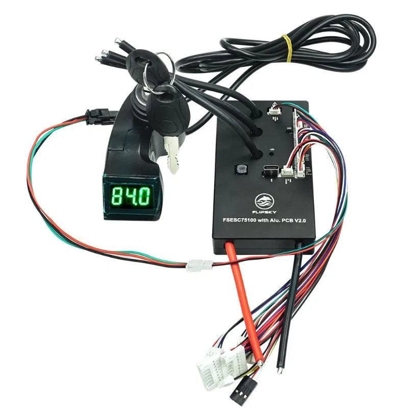 Flipsky 75100 V2.0 with Aluminum PCB with Power Key Switch Button - VirtuousWares:Global