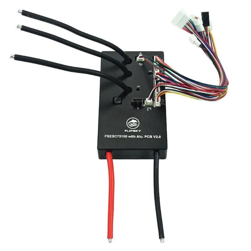 Flipsky 75100 V2.0 with Aluminum PCB with Power Key Switch Button - VirtuousWares:Global