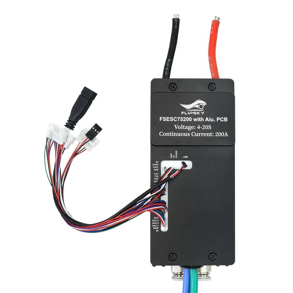Flipsky 75200 84V High Current FSESC Water Cooling Enclosure Based on - VirtuousWares:Global