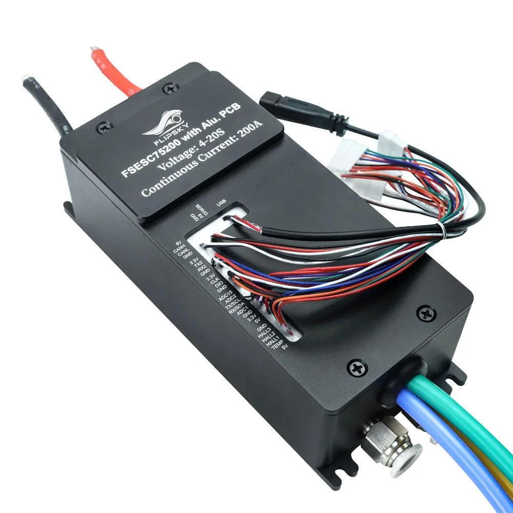 Flipsky 75200 84V High Current FSESC Water Cooling Enclosure Based on - VirtuousWares:Global