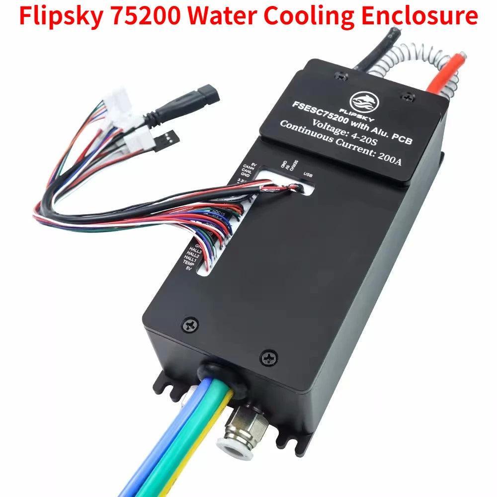 Flipsky 75200 with Water Cooling Enclosure 84V 200A High Current W - VirtuousWares:Global