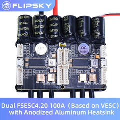 Flipsky Dual FSESC4.20 100A (Based on VESC® 4.20 ) with Anodized - VirtuousWares:Global