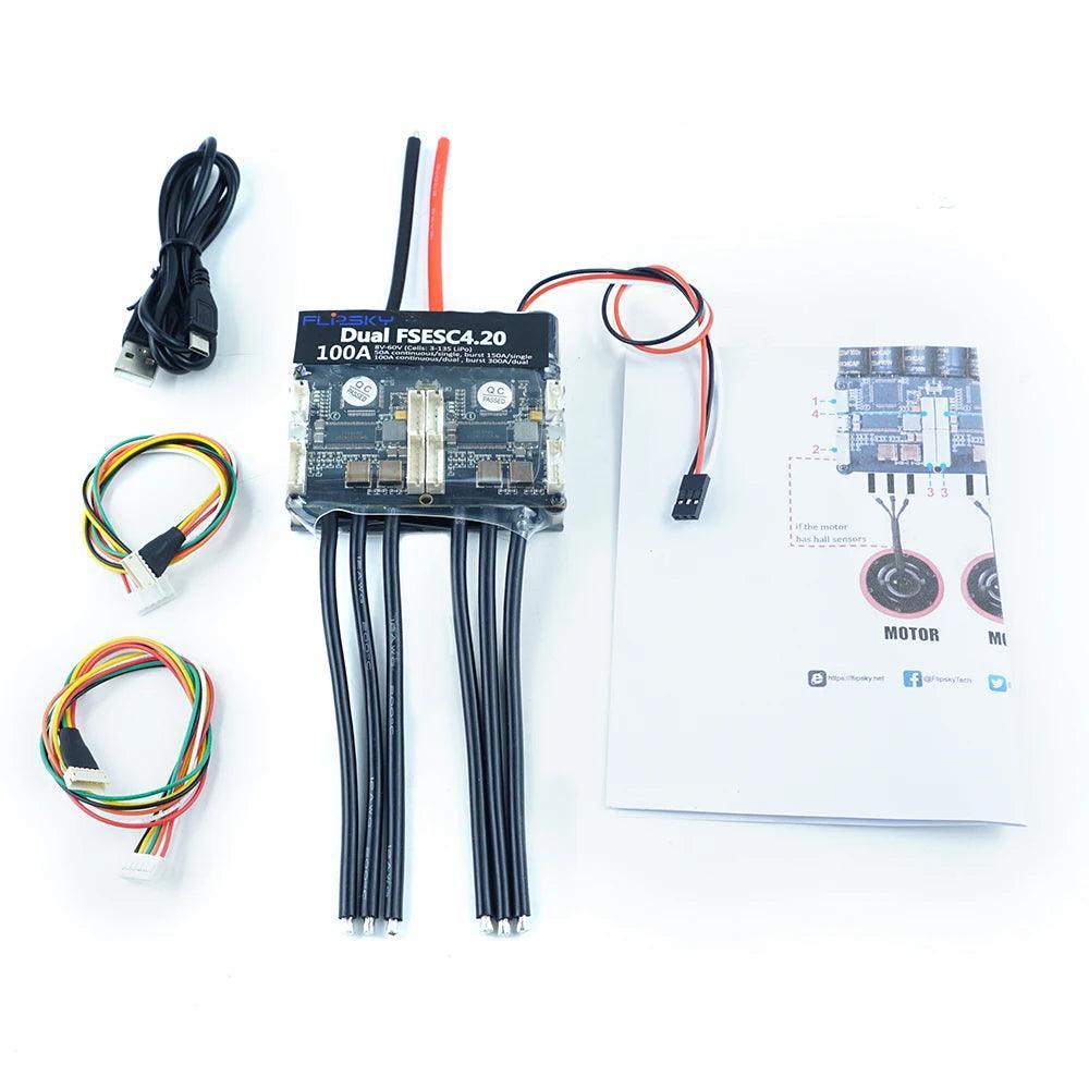 Flipsky Dual FSESC4.20 100A (Based on VESC® 4.20 ) with Anodized - VirtuousWares:Global