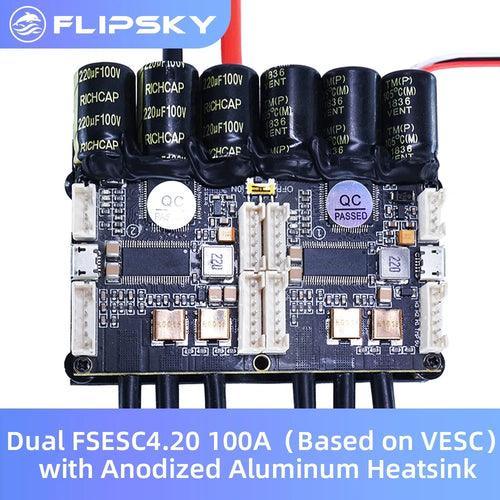 Flipsky Dual FSESC4.20 100A (Based on VESC® 4.20 ) with Anodized - VirtuousWares:Global