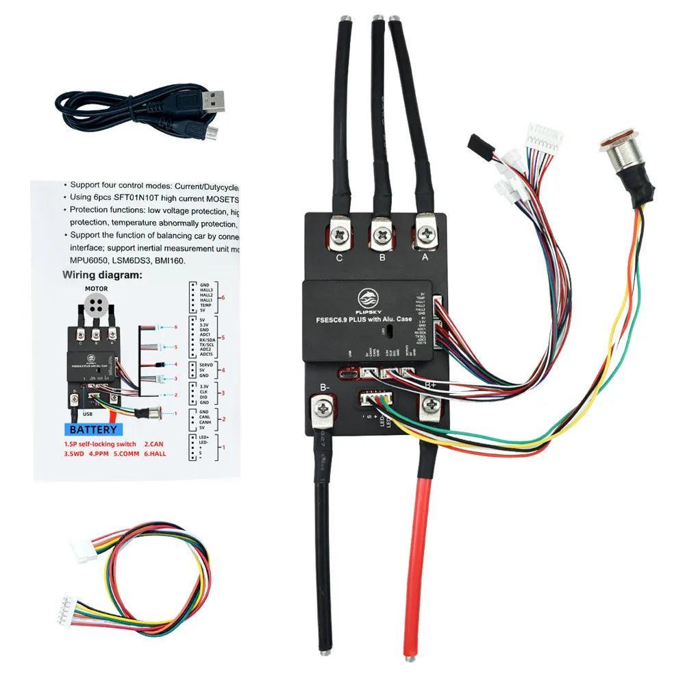 FLIPSKY Electric Speed Controller 100A FSESC 6.9 Plus Base on VESC 6 - VirtuousWares:Global
