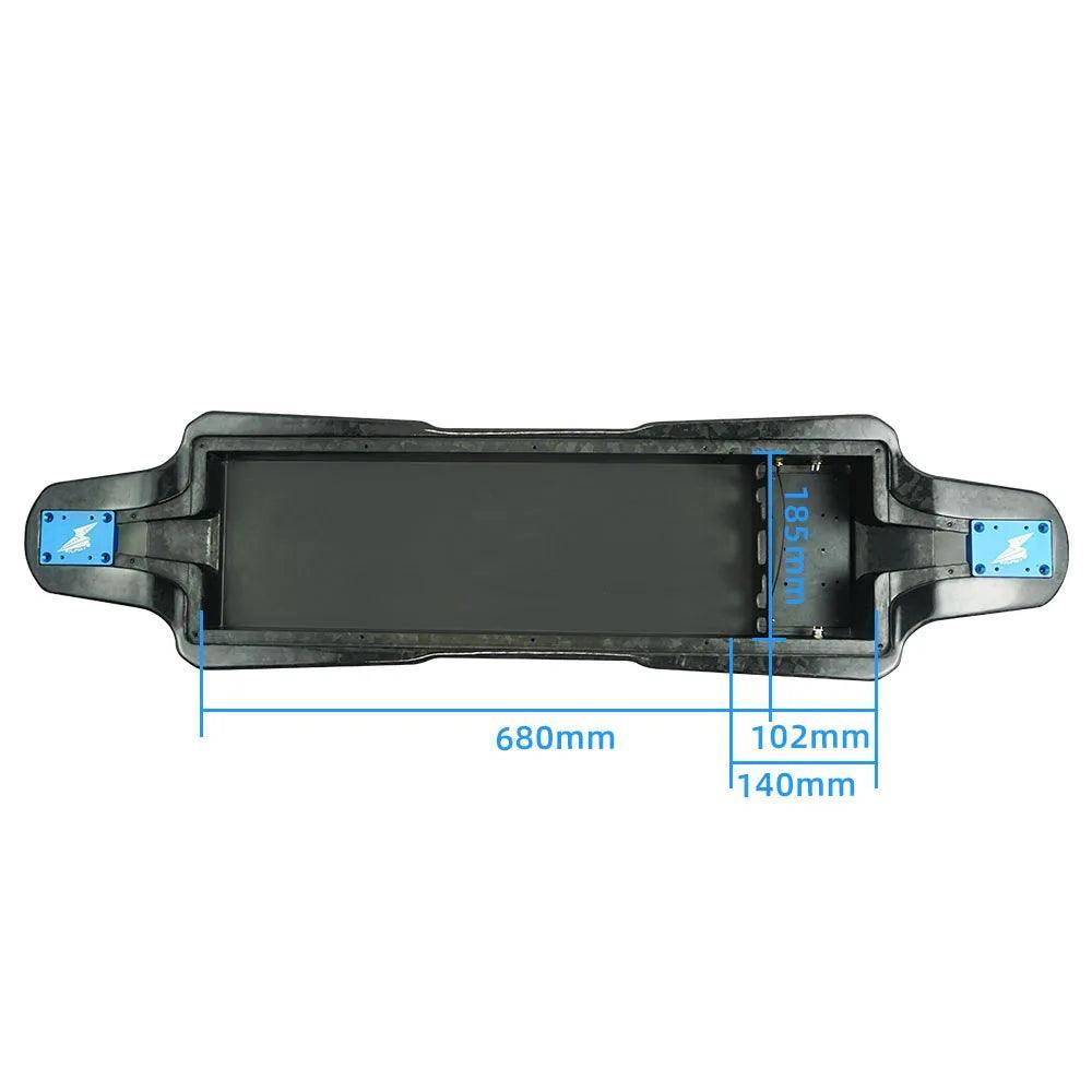 Flipsky Esk8 Lightning Carbon Fiber Deck & Enclosure for Electric - VirtuousWares:Global